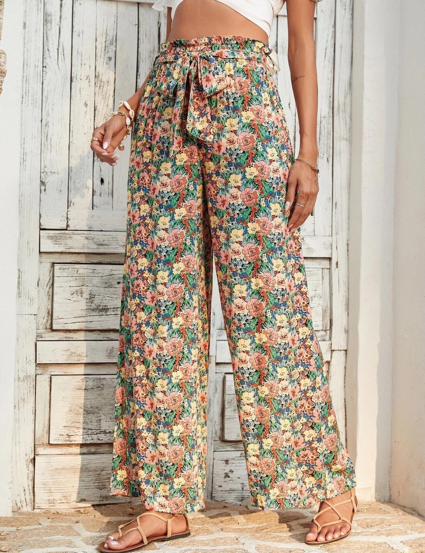 KOTTY Regular Fit Women Multicolor Trousers 