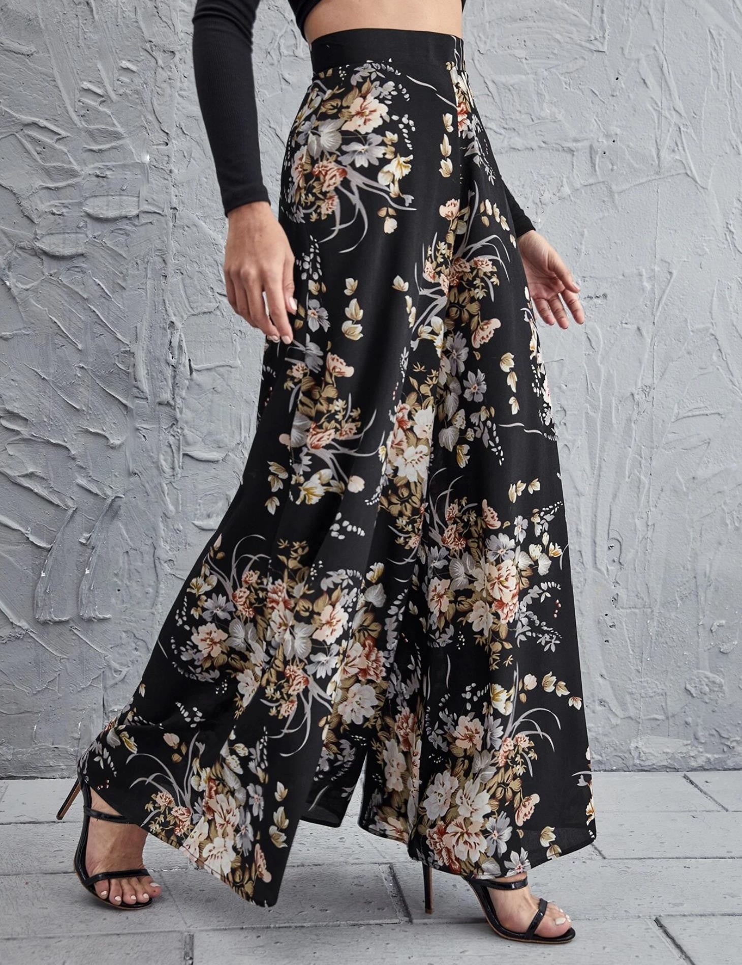 KOTTY Womens Solid Attractive High Rise Pant