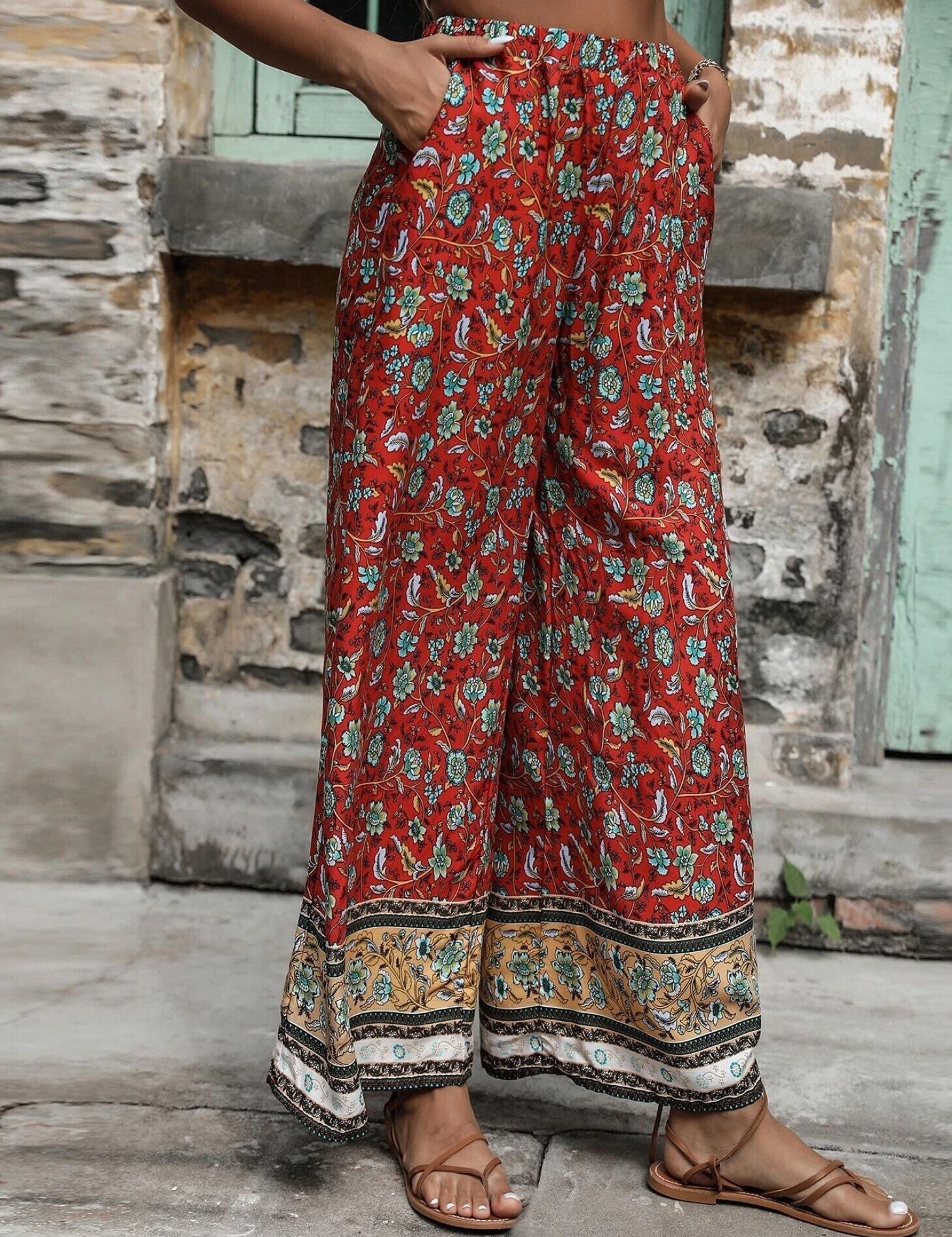 KOTTY Regular Fit Women Multicolor Trousers 