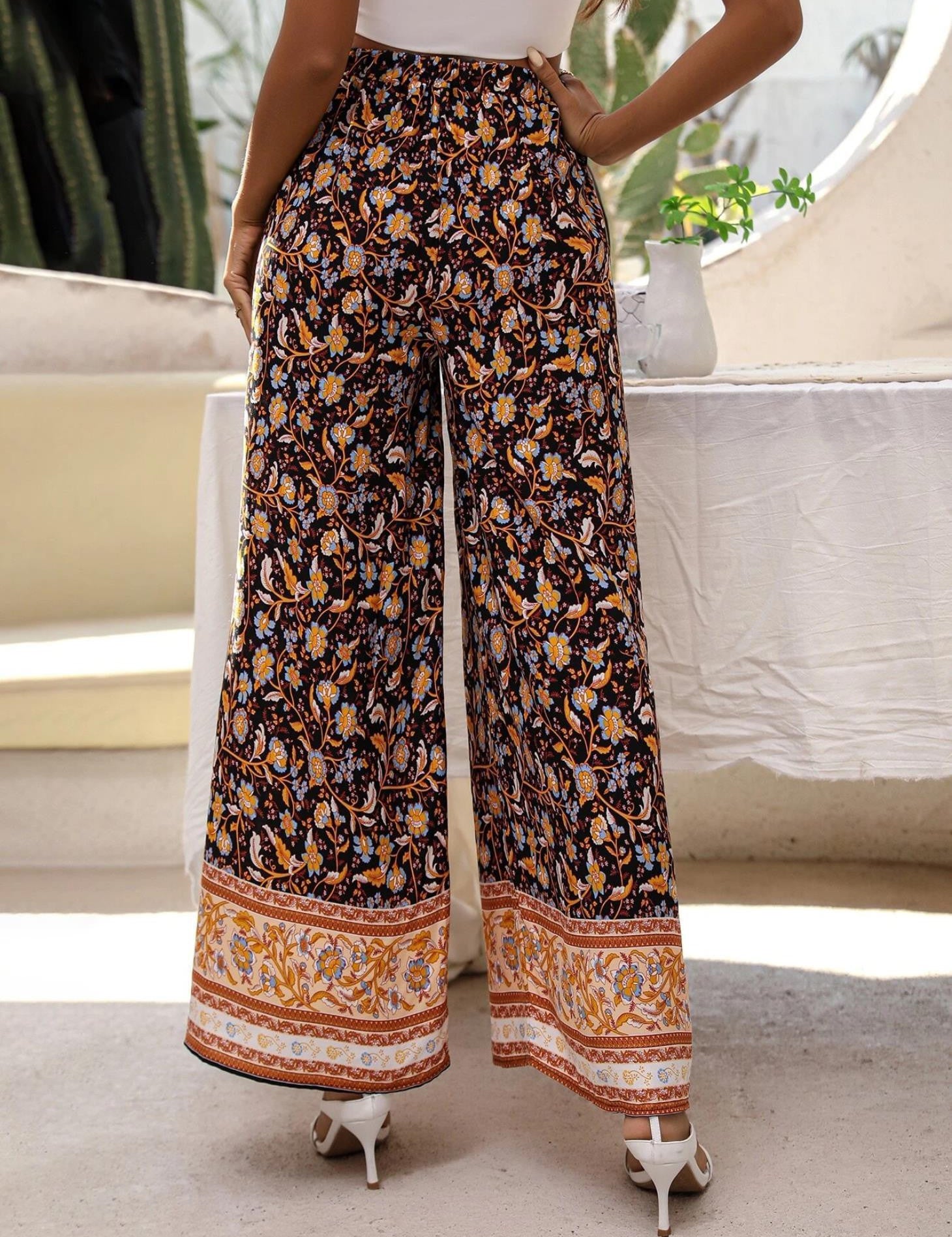 KOTTY Womens Solid Attractive High Rise Pant