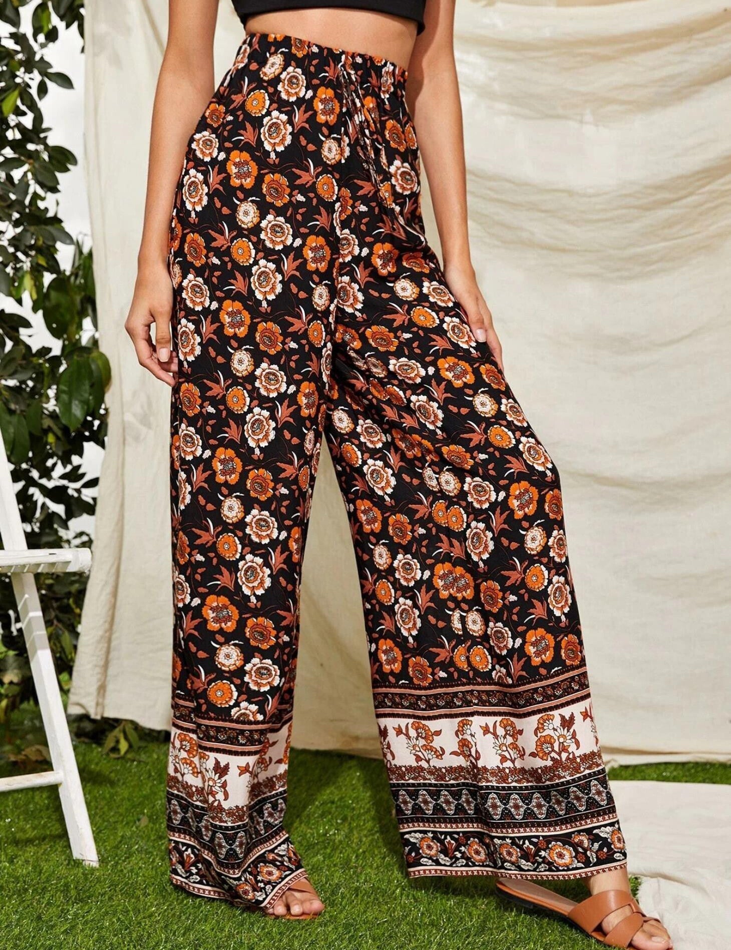 KOTTY Regular Fit Women Multicolor Trousers 