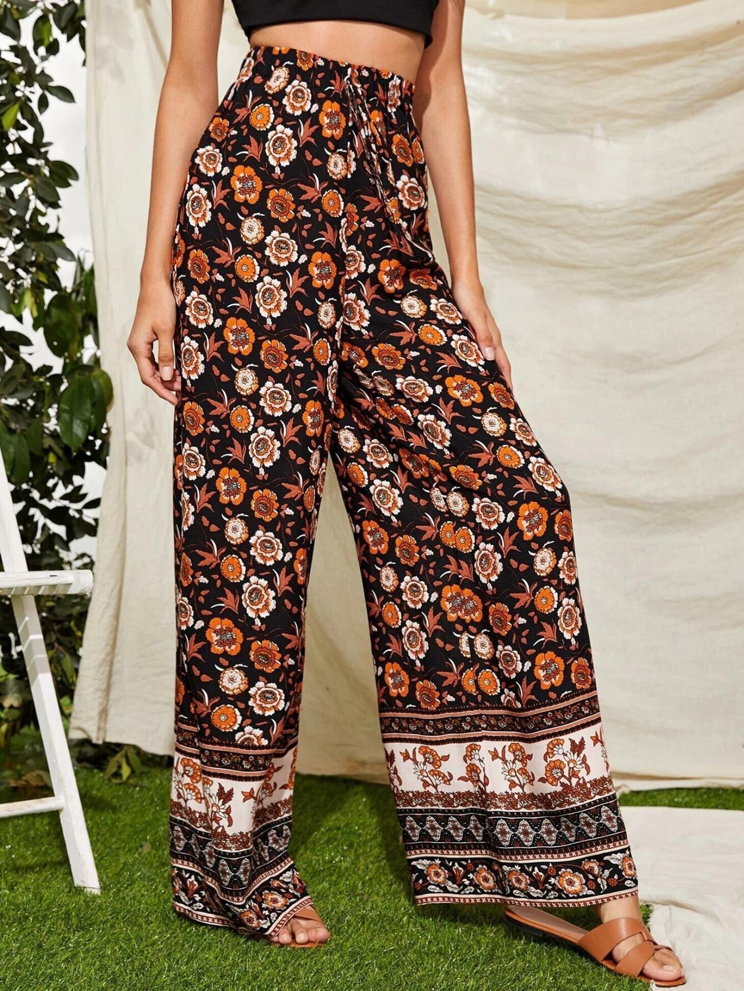 KOTTY Regular Fit Women Multicolor Trousers 