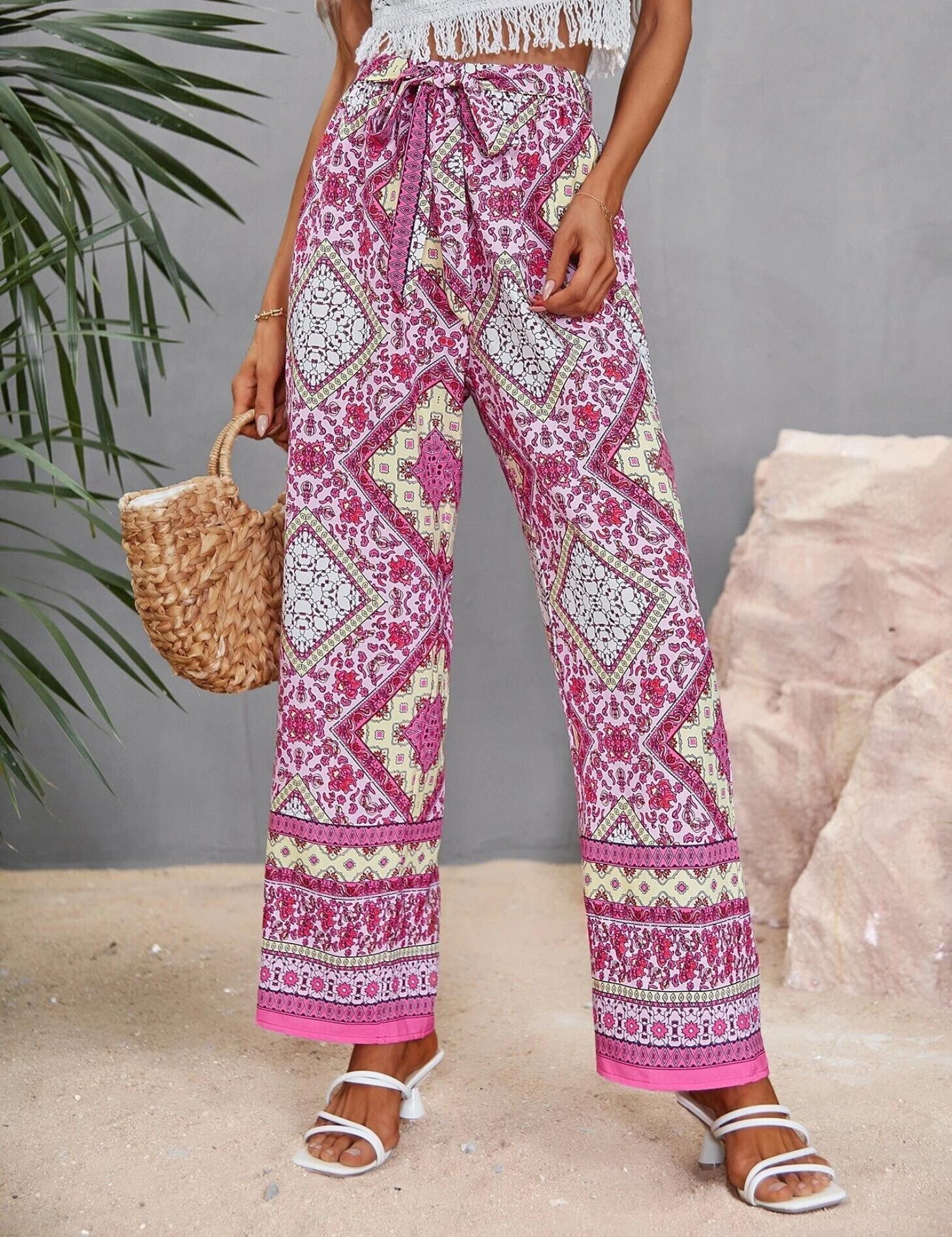 KOTTY Regular Fit Women Multicolor Trousers 