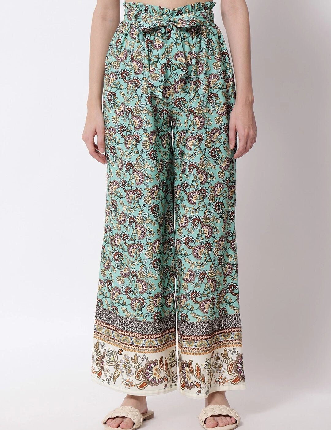 KOTTY Regular Fit Women Multicolor Trousers 