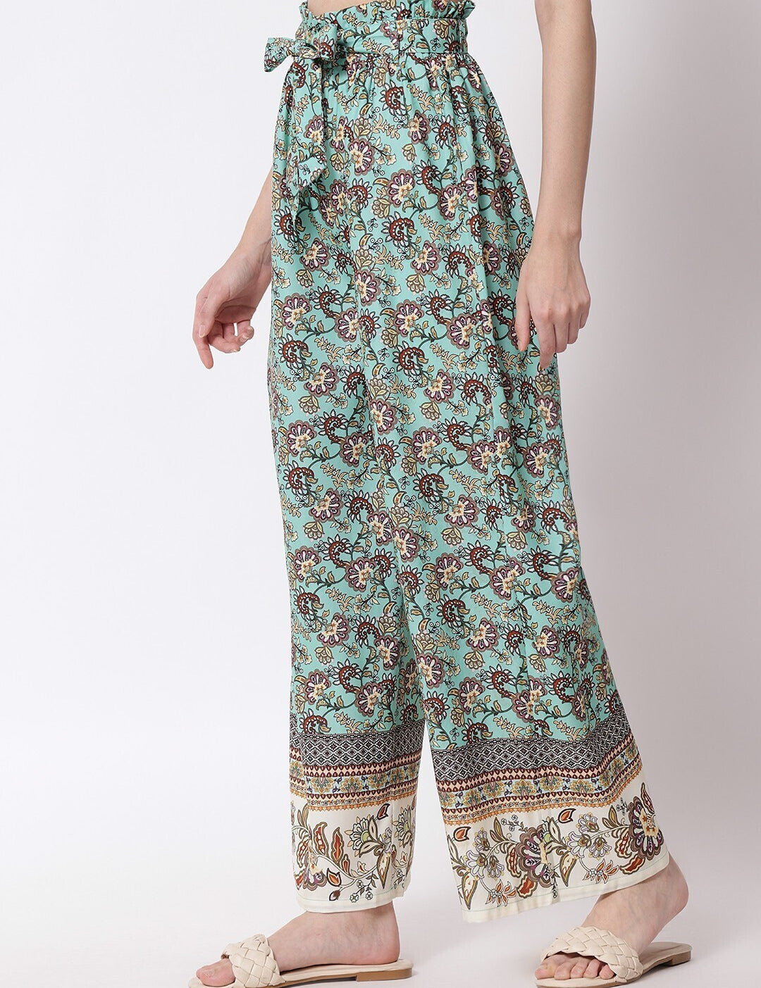 KOTTY Regular Fit Women Multicolor Trousers 