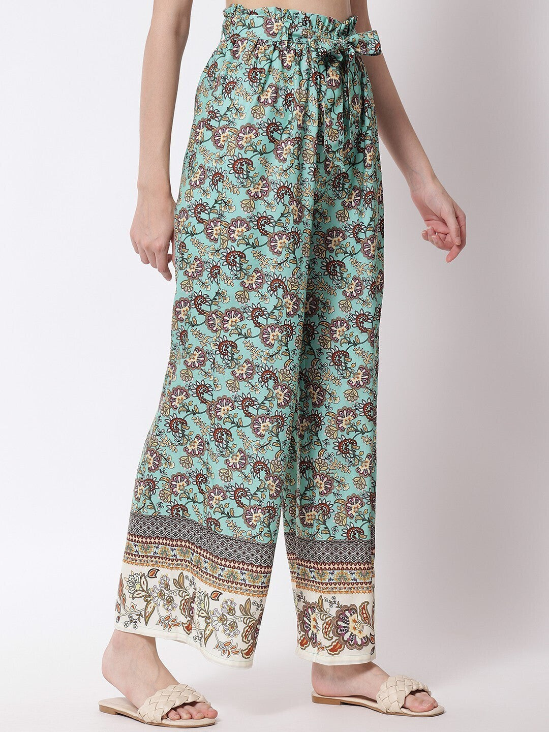 KOTTY Regular Fit Women Multicolor Trousers 
