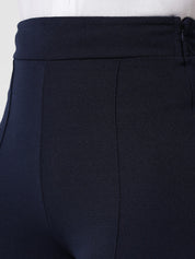 KOTTY Regular Fit Women Dark Blue Trousers 