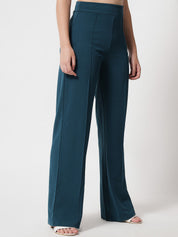 KOTTY Regular Fit Women Dark Green Trousers 