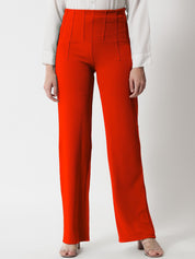 KOTTY Regular Fit Women Orange Trousers 