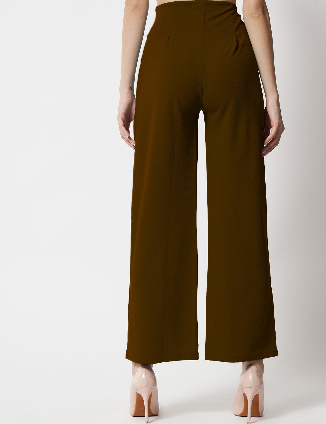 KOTTY Regular Fit Women Brown Trousers 