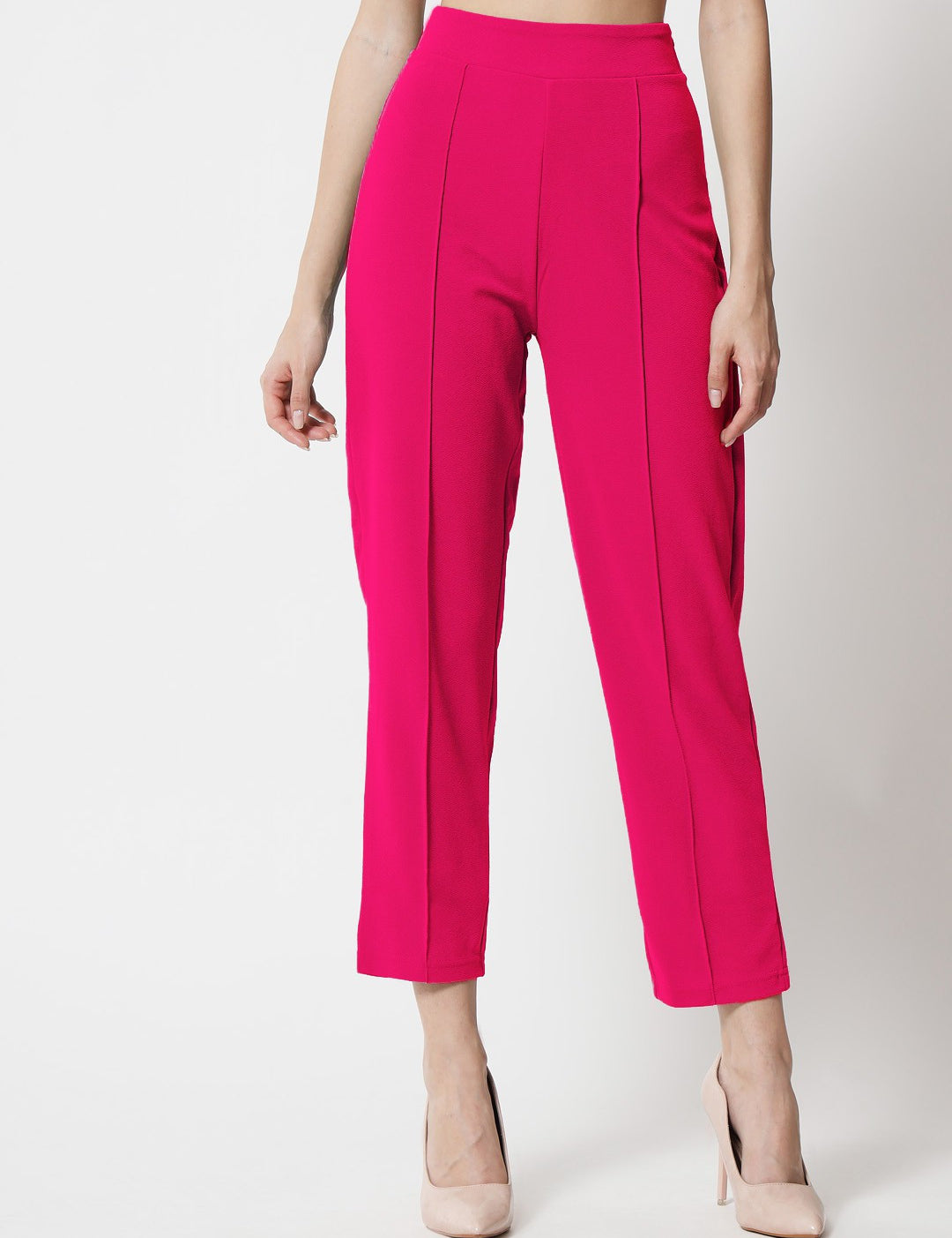 KOTTY Regular Fit Women Pink Trousers 