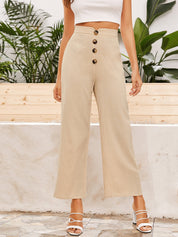 KOTTY Womens Solid Attractive High Rise Pant