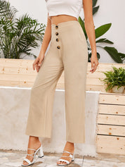 KOTTY Womens Solid Attractive High Rise Pant