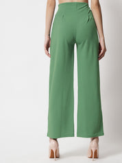 KOTTY Regular Fit Women Green Trousers 