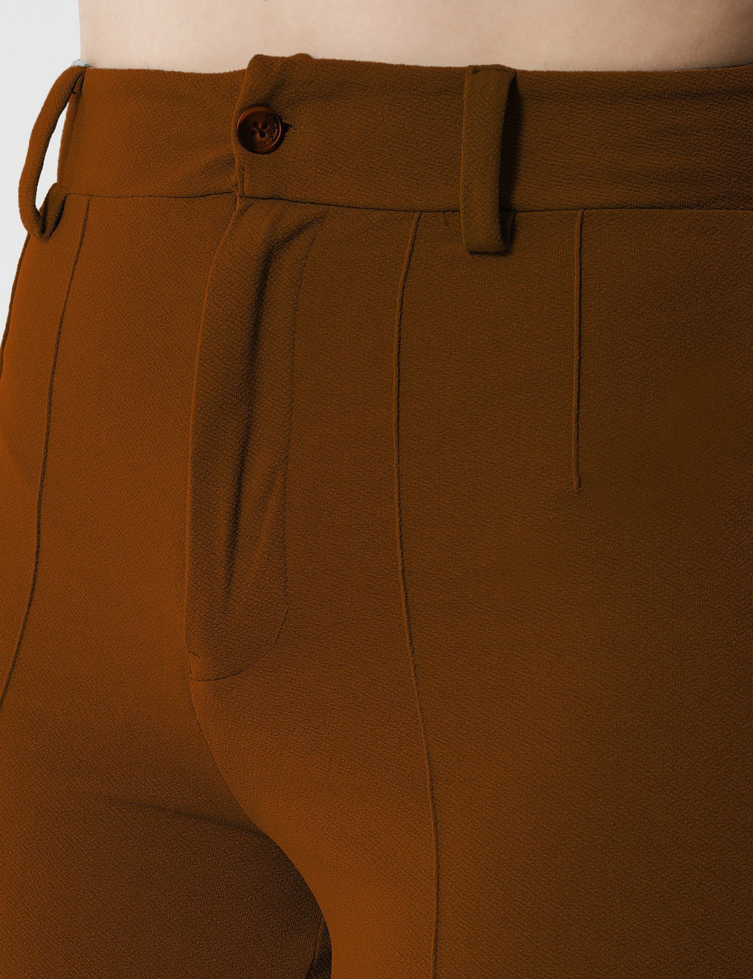 KOTTY Regular Fit Women Brown Trousers 