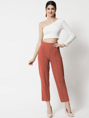 KOTTY Regular Fit Women Pink Trousers 