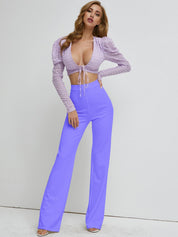 KOTTY Regular Fit Women Blue Trousers 