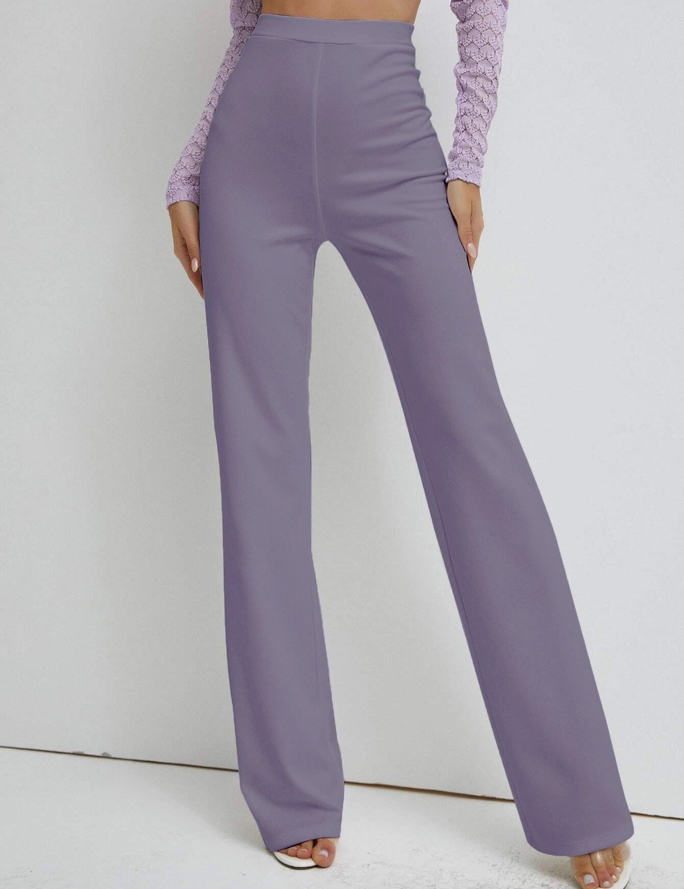 KOTTY Regular Fit Women Grey Trousers 