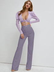 KOTTY Regular Fit Women Grey Trousers 