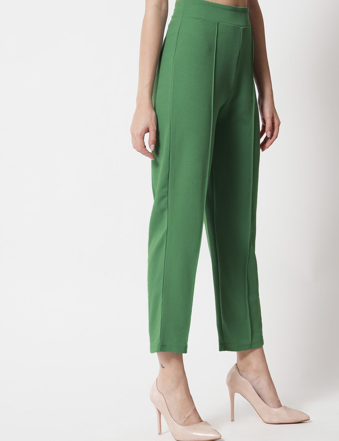 KOTTY Regular Fit Women Green Trousers 