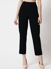 KOTTY Regular Fit Women Black Trousers 