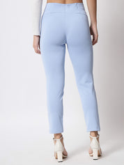 KOTTY Skinny Fit Women Light Blue Trousers 