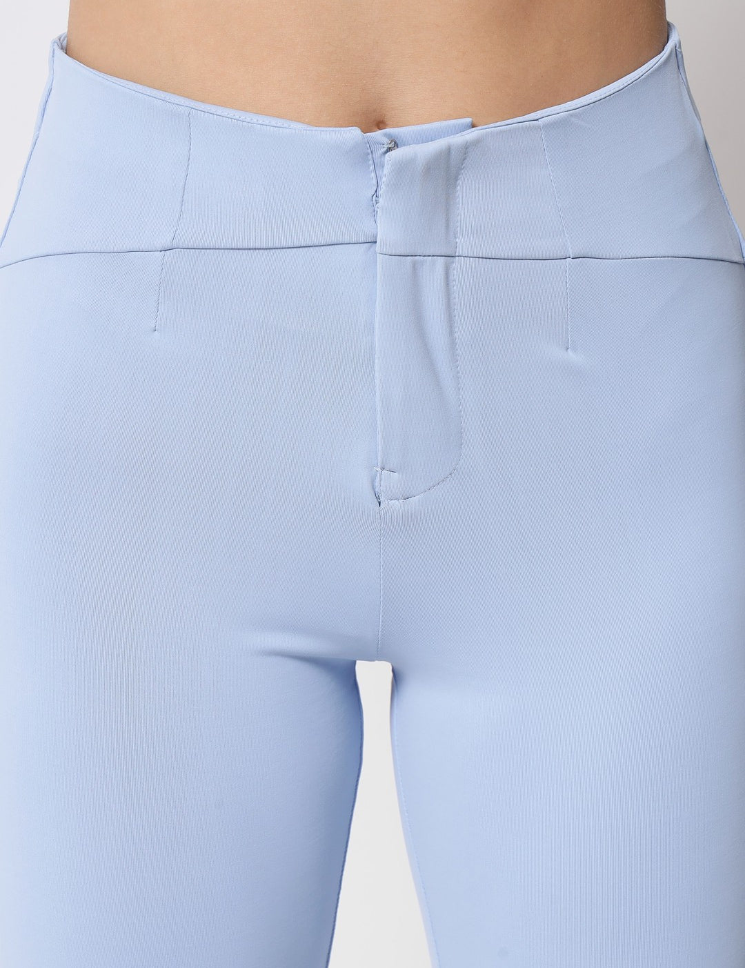 KOTTY Skinny Fit Women Light Blue Trousers 