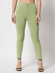 KOTTY Womens Solid Attractive High Rise Pant