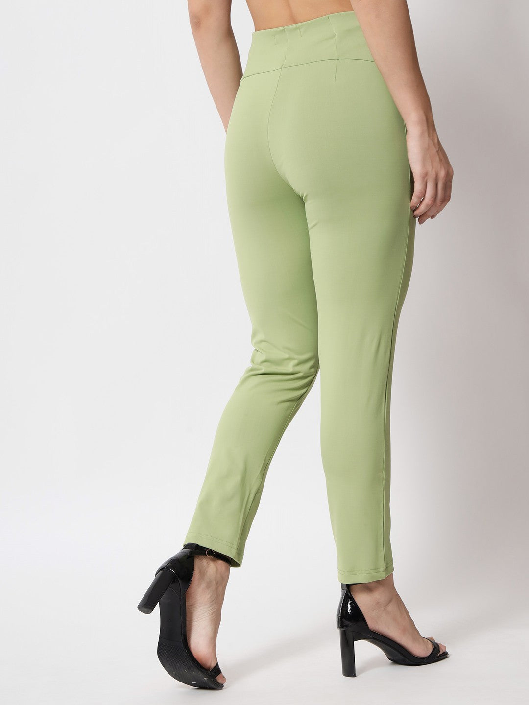 KOTTY Womens Solid Attractive High Rise Pant