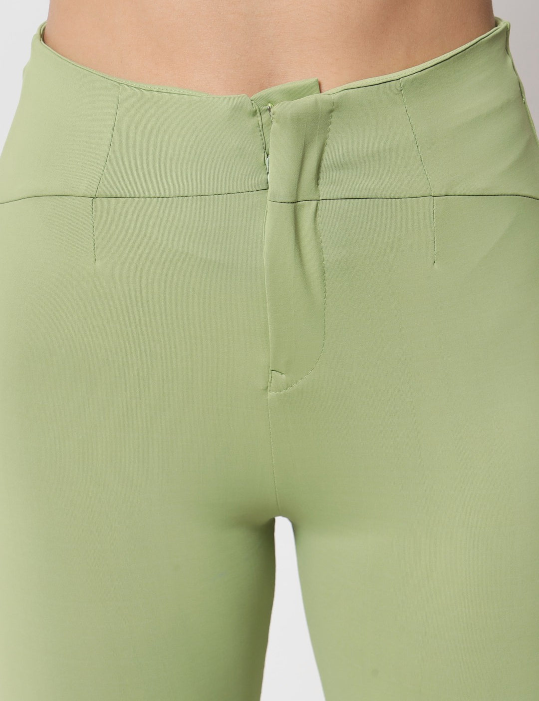 KOTTY Womens Solid Attractive High Rise Pant