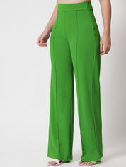 KOTTY Regular Fit Women Green Trousers 
