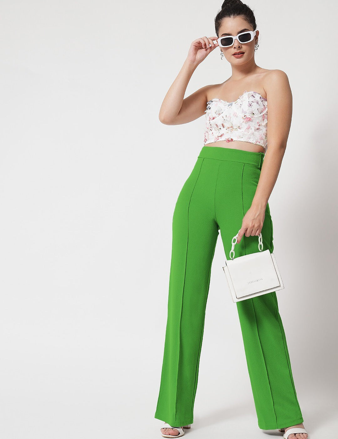 KOTTY Regular Fit Women Green Trousers 