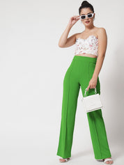 KOTTY Regular Fit Women Green Trousers 