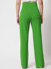 KOTTY Regular Fit Women Green Trousers 