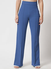 KOTTY Regular Fit Women Blue Trousers 