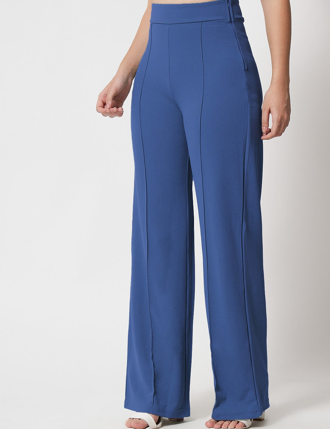 KOTTY Regular Fit Women Blue Trousers 