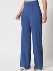 KOTTY Regular Fit Women Blue Trousers 