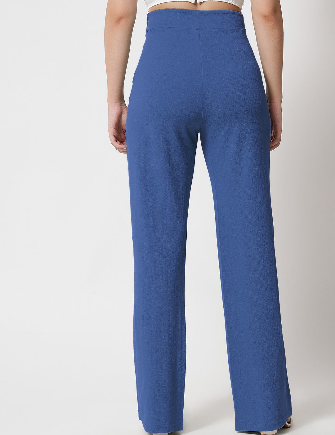 KOTTY Regular Fit Women Blue Trousers 