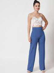 KOTTY Regular Fit Women Blue Trousers 