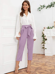 KOTTY Womens Solid Attractive High Rise Pant