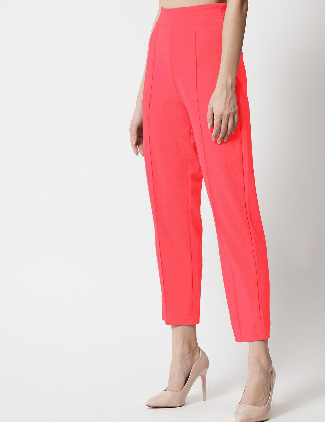 KOTTY Regular Fit Women Pink Trousers 