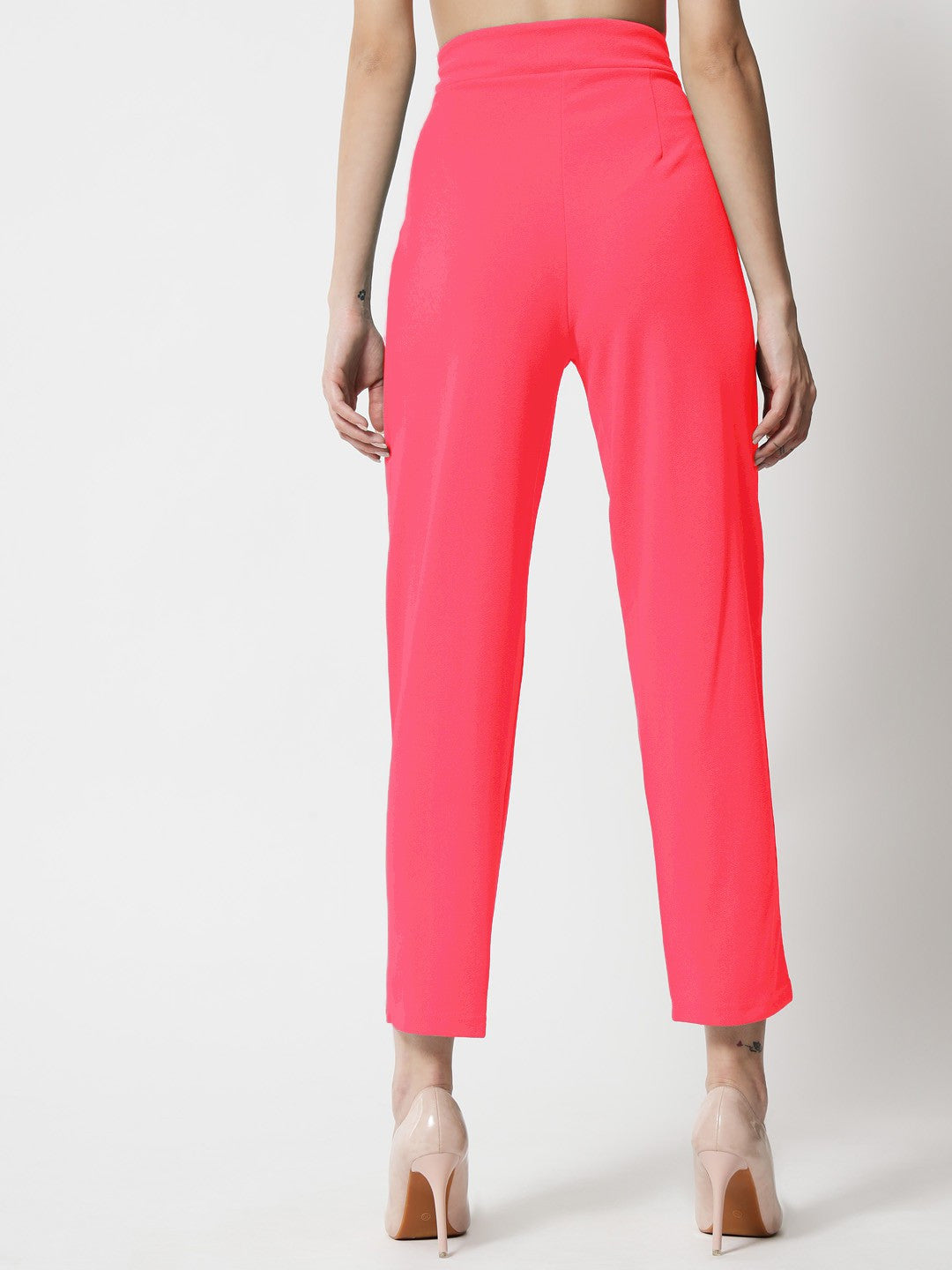 KOTTY Regular Fit Women Pink Trousers 