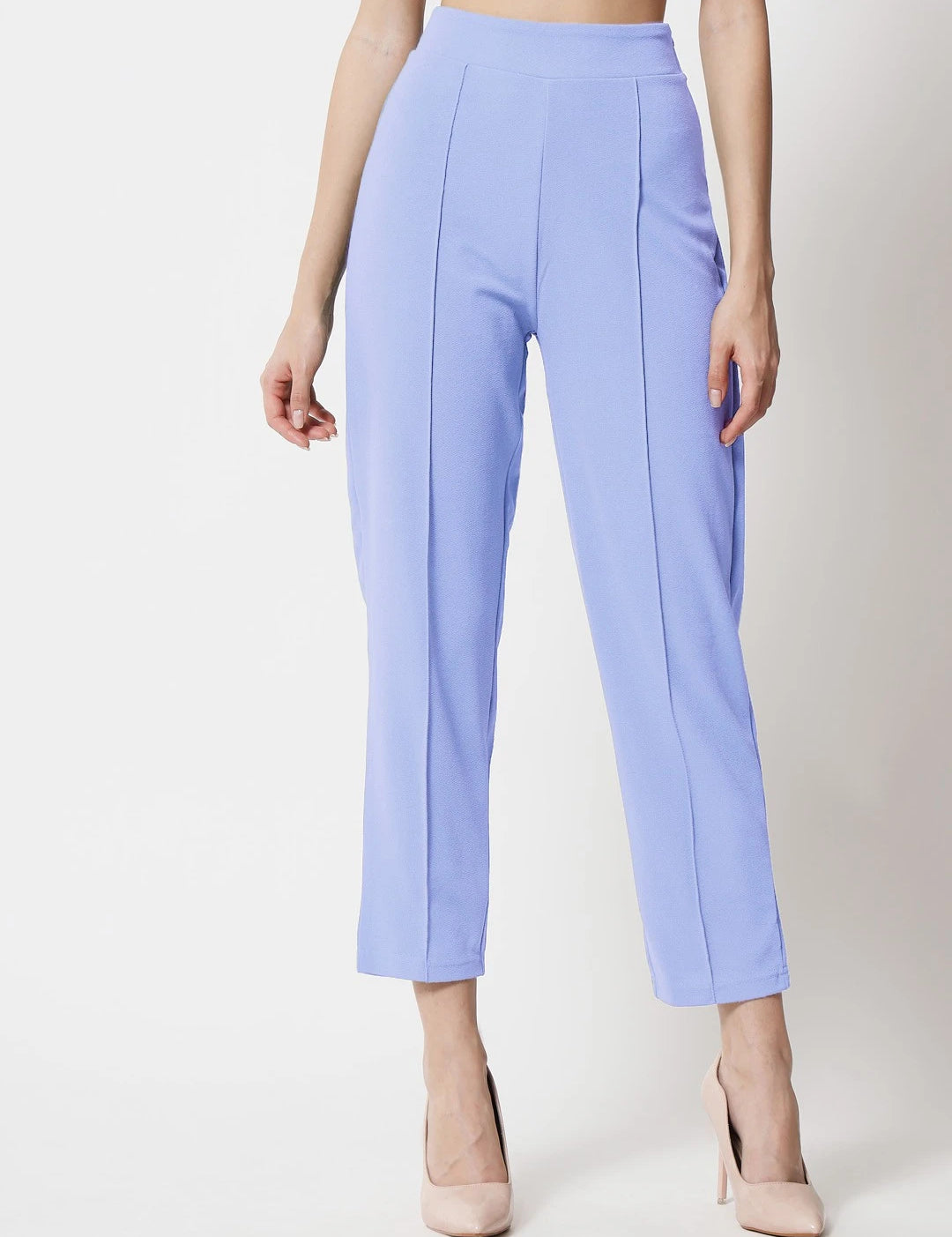 KOTTY Regular Fit Women Light Blue Trousers 