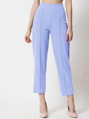 KOTTY Regular Fit Women Light Blue Trousers 