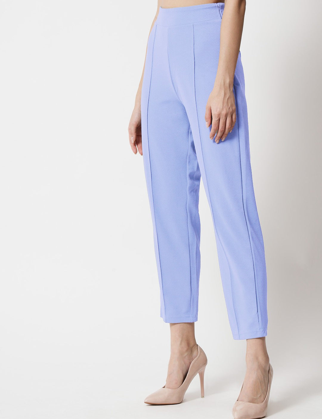 KOTTY Regular Fit Women Light Blue Trousers 