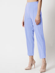 KOTTY Regular Fit Women Light Blue Trousers 