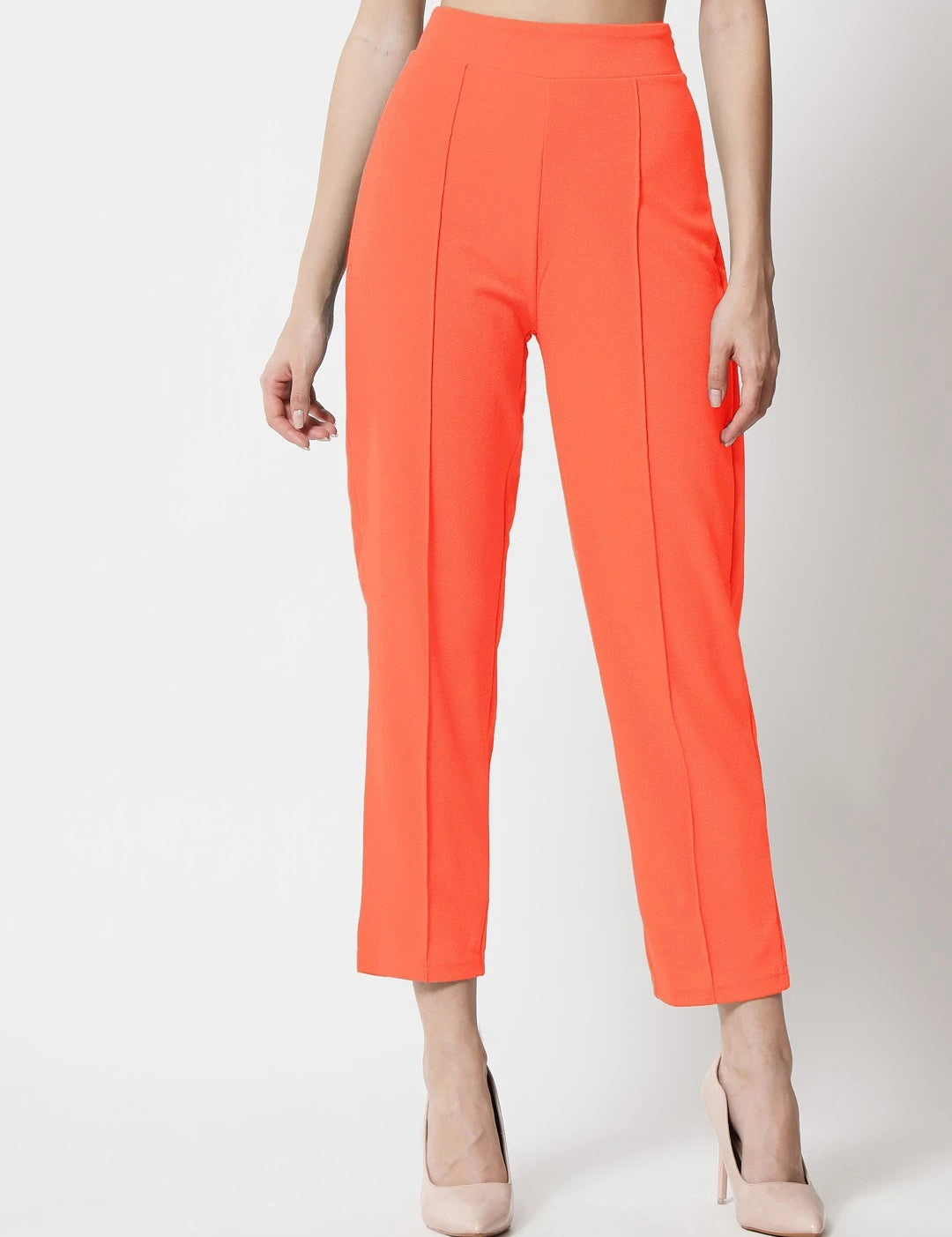 KOTTY Regular Fit Women Orange Trousers 