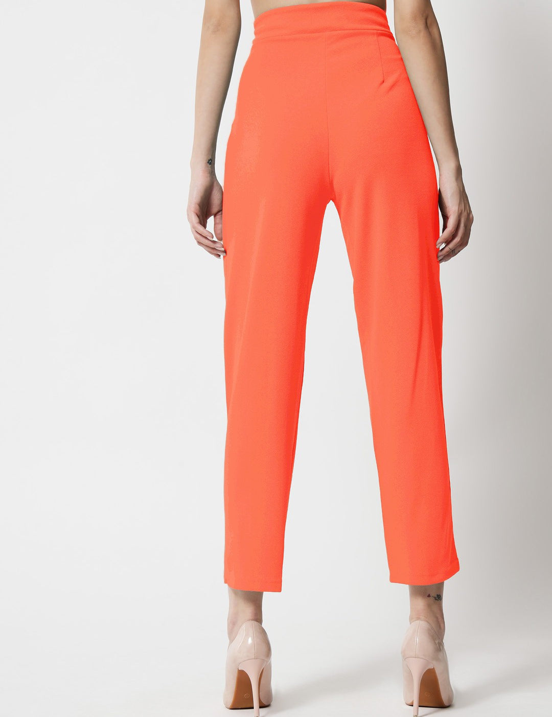 KOTTY Regular Fit Women Orange Trousers 