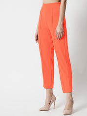 KOTTY Regular Fit Women Orange Trousers 