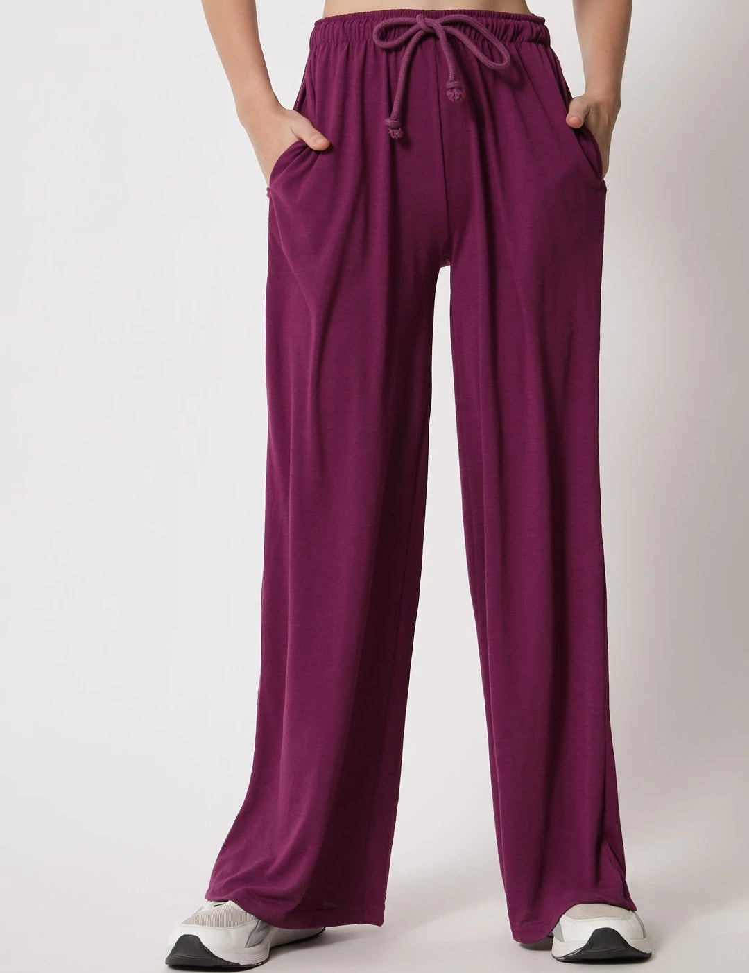 KOTTY Regular Fit Women Purple Trousers 